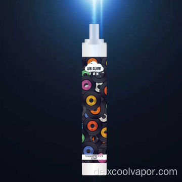 Xcool-Einweg-E-Zigarette 3000 Puffs leuchtet